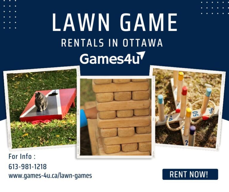 Lawn game rentals Ottawa