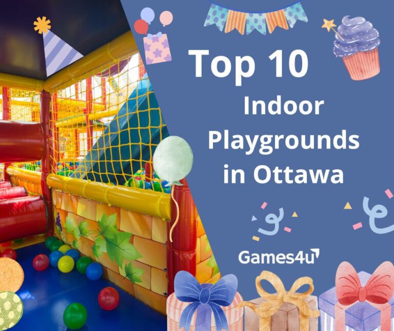 Top 10 Indoor Playgrounds in Ottawa - Games4u